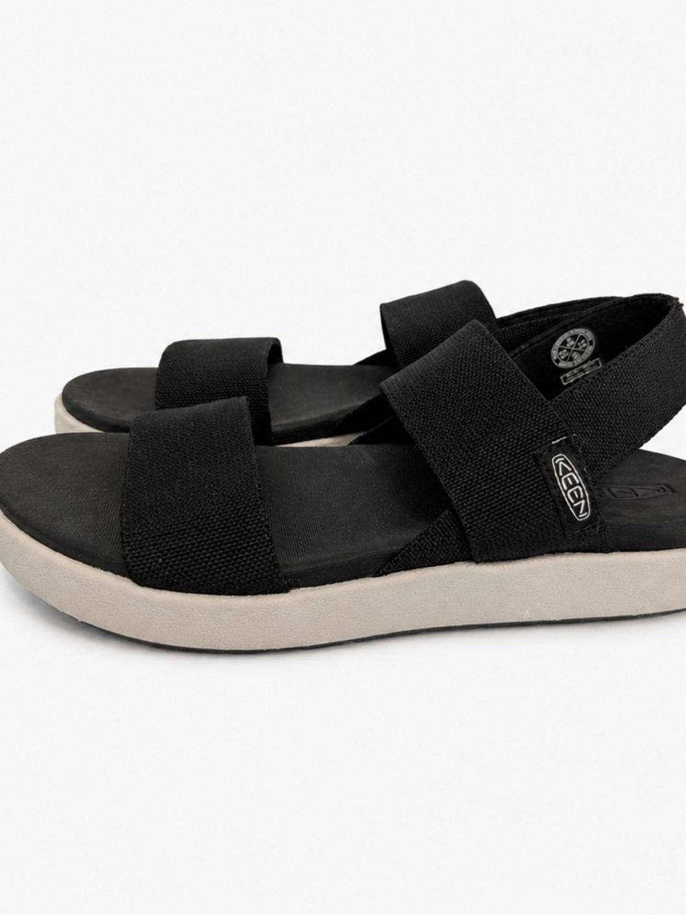 KEEN Black Strap Platform Sandals